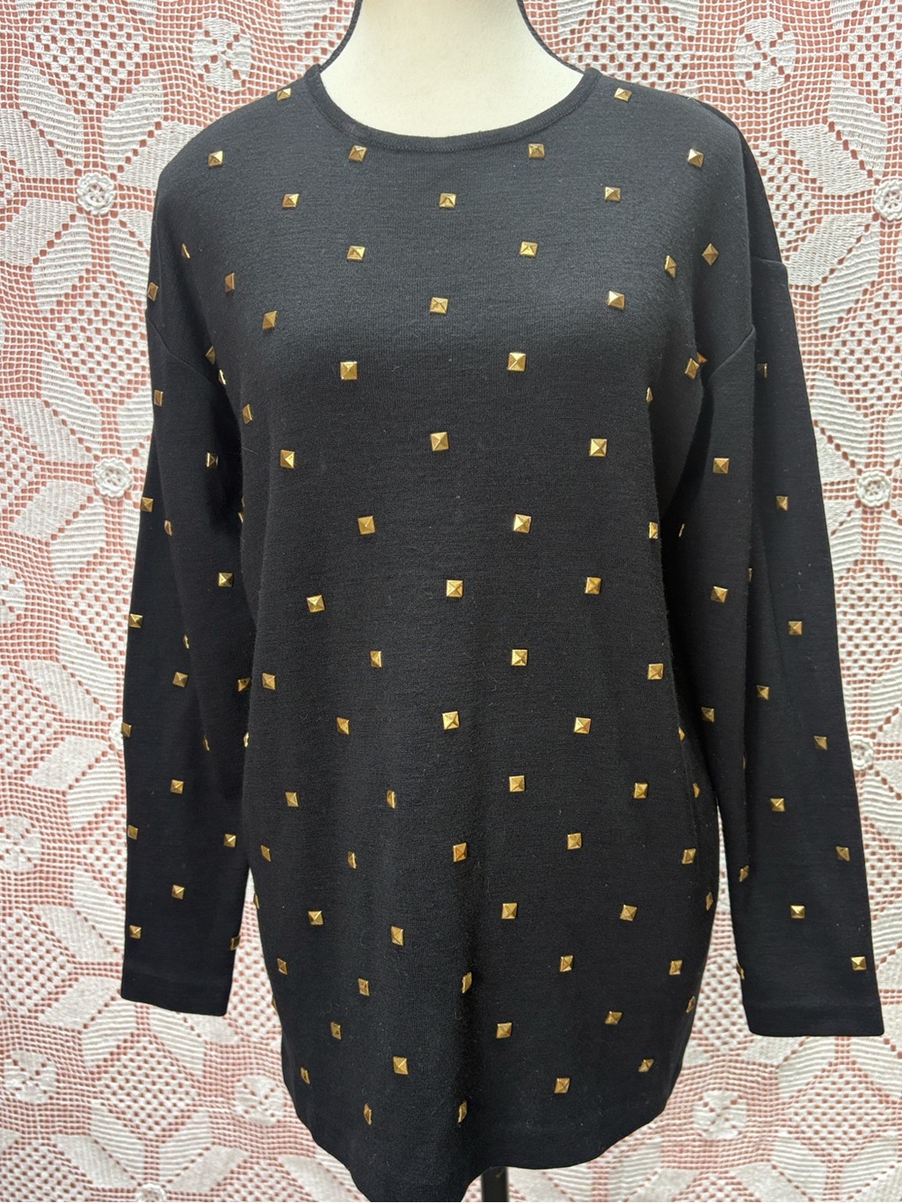 Vintage Outlander Studded Sweater Sz Sm-M